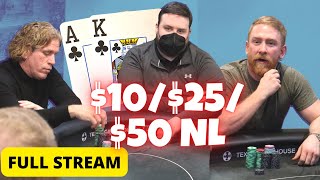 Wild ACTION High Stakes Poker | $10/$25/$50 NL Texas Hold’em  | TCH Live Dallas