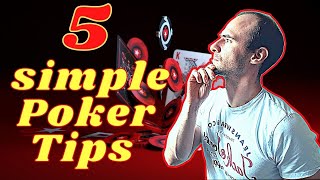 5 Beginner Poker Tips to help making you a winning player (just do this)