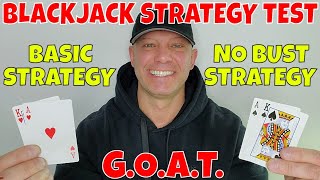 Blackjack Strategy- Christopher Mitchell Tests Basic Strategy Against No Bust Strategy.