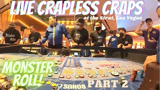 More Live Crapless Craps at the Strat Las Vegas with Casino Quest David and Alex