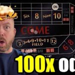 Playing Craps with 100x Odds