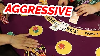 AGGRESSIVE BETTING “3 Lose & Pump” Blackjack System