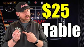 $25 Craps Table with Small Bankroll