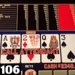 Video Poker and Coin Flips. High Limit Video Poker VLOG 106.