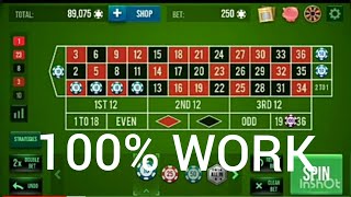 Roulette winning strategy 4 || how to win roulette without loss
