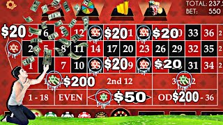 100% best roulette strategy 2022 || roulette strategy to win || roulette casino