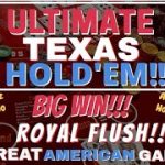 Royal Flush at Ultimate Texas Hold Em @ The El Cortez!!!!!