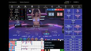 Win Big Cash Baccarat Strategy 2 using hit and run with minimum 34 unit bankroll Day 9