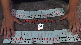 ASMR Play Blackjack with me | Card Tricks and Learning How to Play