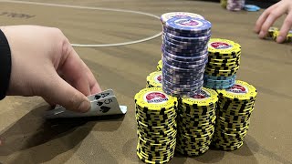 MASSIVE $4000 BLUFF WITH QUEEN HIGH $5/$10/$20 | Texas Holdem Poker Vlog | C2B Episode 57