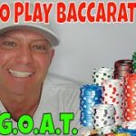 How To Play Baccarat And Win Every Time- Christopher Mitchell Plays Baccarat LIVE.
