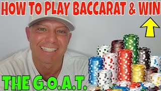 How To Play Baccarat And Win Every Time- Christopher Mitchell Plays Baccarat LIVE.