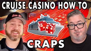 CRUISE CASINO HOW TO with @Color Up  | Playing Craps on a Cruise