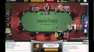 Texas Holdem Poker Shootout Multi-table Tournament Round 2