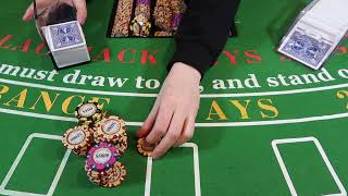 Blackjack | +$4000 WIN | Basic Strategy $1000 hands [5/n]