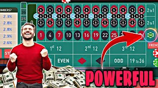powerful & huge winning roulette strategy || roulette $3000 a day || roulette casino