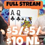 High Stakes Poker $5/$5/$10 NL Texas Hold’em | TCH LIVE Dallas