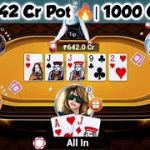 Poker 642 Cr Pot 🔥| 1000 Cr Table | TEEN PATTI GOLD | POKER