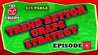 Trend Bettor Craps Strategy – How to play craps by betting trends – Episode 1
