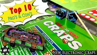 Top 10 Pro’s & Con’s: New “Roll To Win” Electronic Craps