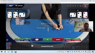 Baccarat Winning Strategy “LIVE PLAY ” By Gambling Chi ..8/22/21