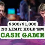 Super High Roller Bowl Europe Series | $500/$1,000 Texas Hold’em Cash Game