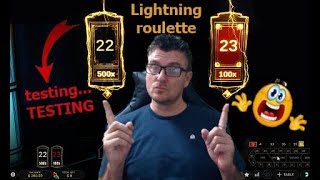⚡Testing Lightning Roulette Wheel | Lightning Roulette Session | Online Roulette Strategy to Win