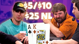 High Stakes Poker $5/$10/$25 NL Texas Hold’Em | TCH Live Austin
