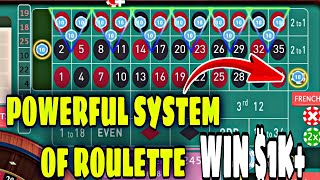 💪Powerful System Of Roulette || Roulette Strategy || Roulette Casino