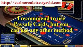 Learn strategy for roulette video game