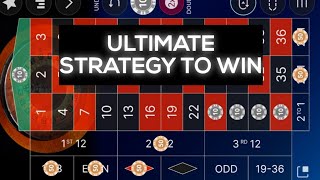 100% Win Daily with unbeatable Trick | Roulette Secret Strategy