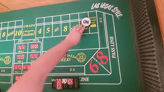 Craps  Strategy don’t  bets  + odds    Plus to come bets. Smaller denominations