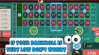 For Minimum Bankroll Roulette Strategy || Roulette Strategy || Roulette Casino Trick