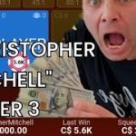 BACCARAT 821 “Christopher Mitchell” plays Baccologist’s Player 3 Baccarat Winning Strategy “live”