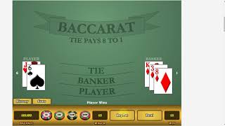 New Baccarat wagering strategy shows it can hold its own. Another $275 in profit for 30 minutes.