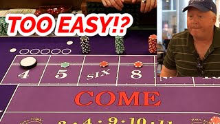 🔥 TOO EASY 🔥 30 Roll Craps Challenge – WIN BIG or BUST #76