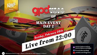 Final day of €174+€25 German Poker Days Main Events live from King’s Resort