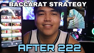 BACCARAT BETTING STRATEGY | AFTER 222 | ESCALERA