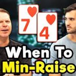 Learn When To MIN-RAISE Like A POKER PRO!