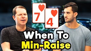 Learn When To MIN-RAISE Like A POKER PRO!