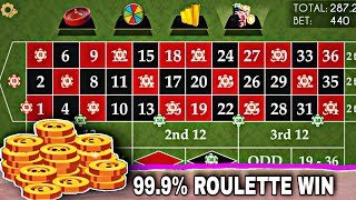 99.9% sure roulette winning strategy || roulette strategy || roulette game