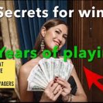 My secrets for winning at baccarat. How to win at( even money wagers ) #baccaratstrategies #casino