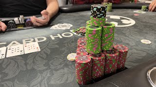 I TRY TO BLUFF EVERYONE IN MASSIVE POTS! Texas Holdem Poker Vlog | C2B Ep.66