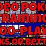 Video Poker Training – 100-Play Jacks or Better