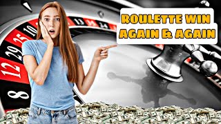 99.9% great strategy for roulette || roulette strategy to win every time || roulette