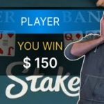 Baccarat winning strategy 100$ to 150$