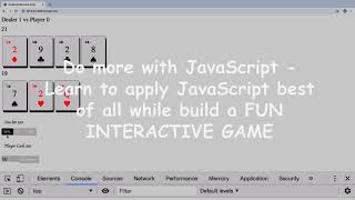 JavaScript DOM Game Blackjack JavaScript Game from Scratch – learn Game Development