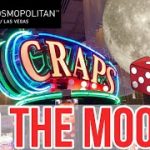 COSMOPOLITAN Casino Las Vegas Craps Machine! To The Moon! Dice Roll Winner! 2021!