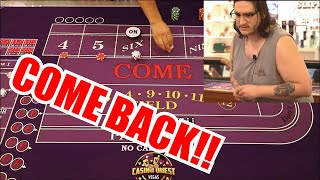 🔥COME BACK🔥 30 Roll Craps Challenge – WIN BIG or BUST #99