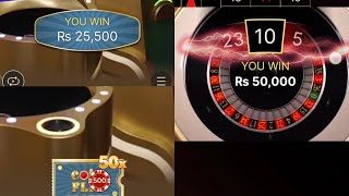 Crazy Time Big Win Today|| Lightning Roulette Big Win || Live Roulette Strategy To Win Column Trick